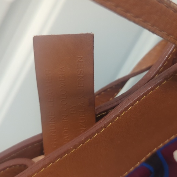 K. Peterson Mola Kuna Indian Handbag - Picture 7 of 10